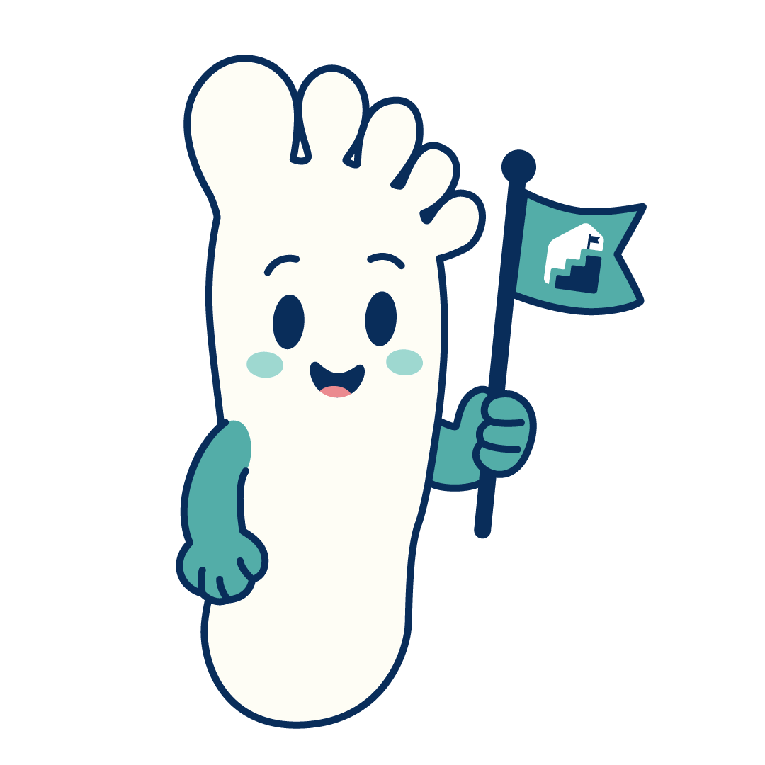 Stepper giving a thumbs up